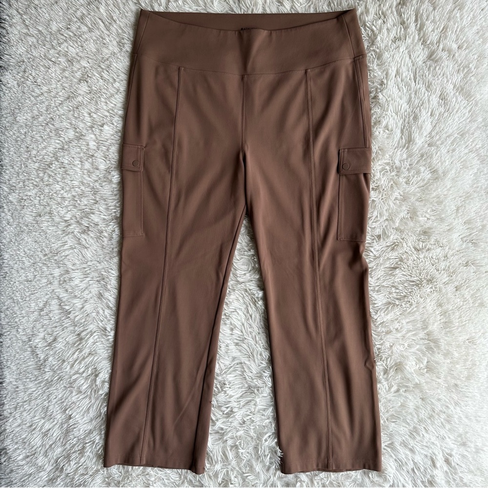 Athleta Delancey Straight Cargo Pant Brown Size 2X - Picture 2 of 12